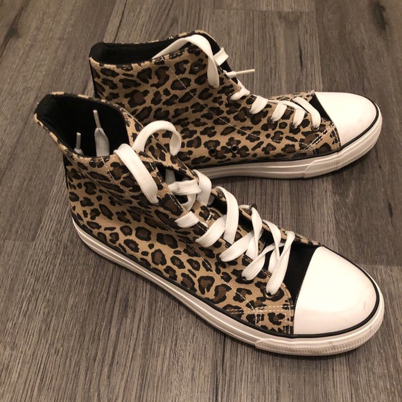 Cotton On Shoes - High Top leopard print shoes!